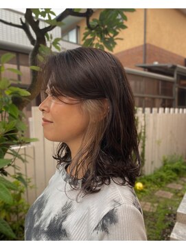 アンツ ヘアーアンドリゾート 辻堂本店(ANT'S Hair and Resort) セミロングイヤリングカラー