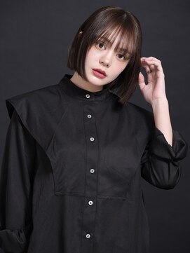 デイジー インデックスヘア 大島店(DAISY index hair) 切りっぱなしボブ/ストレートボブ/地毛風カラー/黒髪ボブ