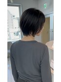 大人ショートボブ丸みショートカットマッシュショート/北千住