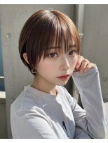 サンド 池袋 2nd(sand) ナチュラルマッシュ#ストレート#チェリーブラウン