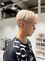 モリオフロムロンドン 大宮店(morio from London) 【かほ】ハイトーン×ホワイトブロンド