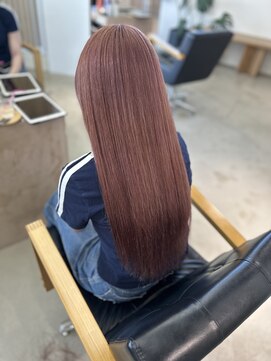 ヴィンスジオ 岐阜駅南(vince gio) ピンクブラウン/髪質改善トリートメント