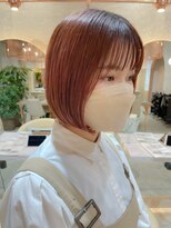 ロンド エスポワール 錦糸町(Lond espoir)&nbsp;オリーブグレー/ボブ/顔周り/レイヤー/髪質改善/縮毛矯正