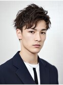 Men’s束感センターパート×ビジネス質感