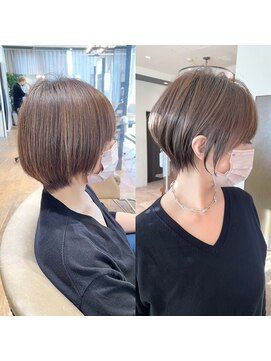 バンプ ギンザ(BUMP GINZA) 30代40代50代ハイライト銀座ショートヘア　松