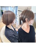 30代40代50代ハイライト銀座ショートヘア 松