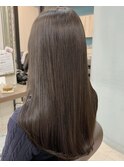 【古澤】ブリーチなしワンカラー 柔らか質感オリーブベージュ