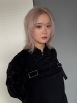 パドバイレイム(pado by LAME) フェイスフレーミングミルクティーベージュルーツカラー