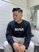 メリケンバーバーショップ フクオカ(MERICAN BARBERSHOP FUK)&nbsp;七三フェード