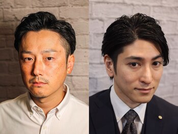 グレイスフルバーバー 新宿野村ビル店の写真/[初回限定!カットコース￥5250]ON/OFFキマるStyleで新社会人デビュー★大人のbarberStyleは銀座マツナガへ