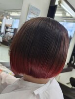 ラグゼヘアカミヤ 菊川店(luxe hair CAMIYA) 裾カラー