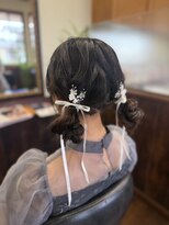 ユアサ(YUASA)&nbsp;結婚式お呼ばれヘアセット