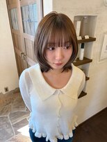 ジリー(gilly)&nbsp;【gilly】hazel beige × layer bob