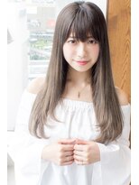 AFLOAT明日香のロングストレートスタイル