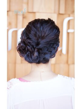 ムゥフ ヘアーアンドアイラッシュ(mouf hair&eyelash) 【mouf】編み込み☆パーティへアアレンジ