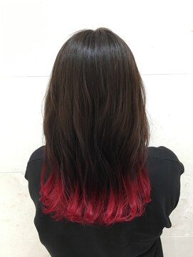 シャンティ 札幌駅前店(Shanti) 裾カラーRED 【本間 大貴】