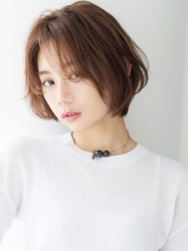 エアー 銀座(air) ★岡田有加★20代30代40代大人キレイな重めショート【ハチ張り】