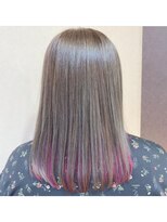 ジプソ(Gypso Hair salon)&nbsp;インナーカラーピンクバイオレッド