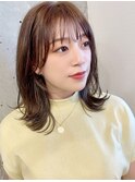 【branch鬼塚】 顔まわりのレイヤーが可愛い大人ミディアム