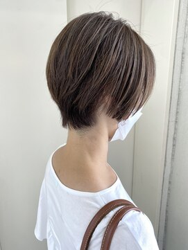 ヘアーデザイン リボン(hair design Ribon) 乾かすだけで決まる前下がりショート