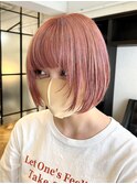 カラートリートメントダブルカラー髪質改善レイヤーカットボブ
