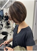 大人ショートヘア/ハイライトカラー/イルミナカラー[国分寺]