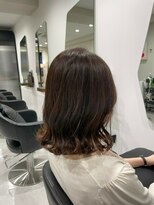 アフロディーテギンザ 日本橋人形町店(APHRODITE GINZA)&nbsp;外ハネボブ/セクションカラー/ペールベージュ/人形町