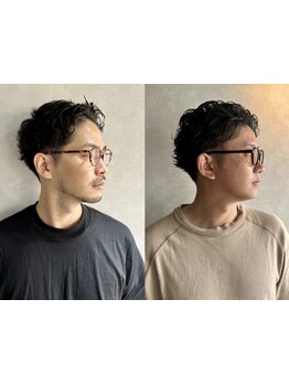 《メンズカット\6600》誰もが虜になる上質メンズスタイル。ツイストスパイラルパーマやフェードも大人気!