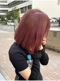 ピンクブラウン／秋ヘア