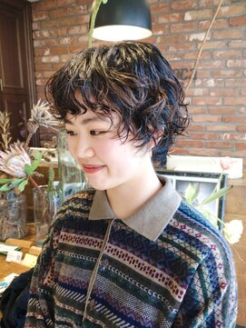 ボコカ(bococa) 【macana指名】ウルフパーマ　ボブパーマ　ショートパーマ