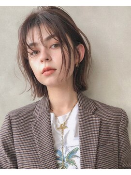 ジーニ(GENIE) 20代30代大人可愛い前髪顔周り似合わせカット大人レイヤー