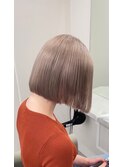 【ボブ×ミルクティーベージュ】