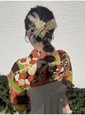 卒業式ヘアセット