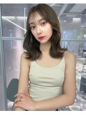 絶妙な前髪のバランスで「面長」のお悩み解消!