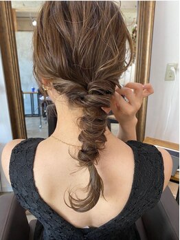 フランク(Frank)の写真/プライべート＆お出かけ＆パーティーシーンで決まる再現性の高いStyle！ヘアセットは当店へ◎