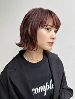 トルネード(TORNADO) 大人可愛いミニボブ前髪あり切りっぱなしボブ丸顔絶壁K20241109