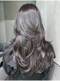 透明感カラー黒髪秋色オリーブカラー_ba501691