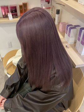 カラースタンド(COLOR STAND) ピンクベージュハイトーンダブルカラーブリーチ佐賀