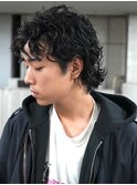 NOA solte. メンズパーマ/シャドウパーマ/襟足/ロン毛パーマ/栄