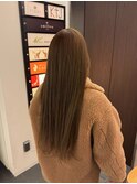 ブリーチなし透明感カラー
