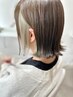 インナーカラー＋カット＋炭酸泉＋最新2STEPトリートメント