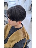 韓国風センターパート/ツーブロック/オイル仕上げ