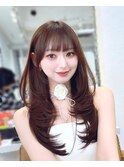 小顔見せ◎王道モテくびれロングに似合わせレイヤー10代20代30代