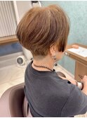 刈り上げショートボブ