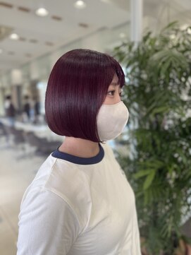 ハピネス 西大寺店(Happiness) 【50代・60代限定】まとまり艶ショートボブ/髪質改善／mami