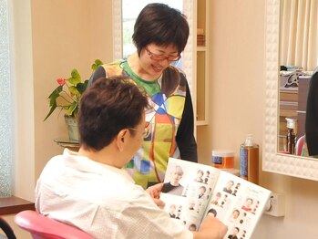 ヘアワークス ヴィヴィ(Hair works ViVi)の写真/【ディレクター限定】仕上げまで担当致します◎再現性にこだわったカットでなりたいを叶え理想のstyleへ♪