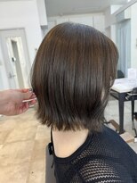 アルメリア 池袋(Arumeria)&nbsp;オリーブベージュ透明感カラーボブぱつっとボブくびれボブ