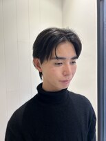 ビューバイネオリーブ 用賀店(Beau'r by neolive)&nbsp;サーフカール刈り上げセンターパートリバースセンターパート