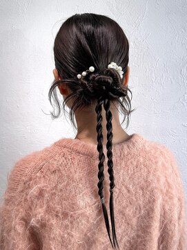 レクタ(recta) お呼ばれヘア タイトアレンジ 成人式 卒業式