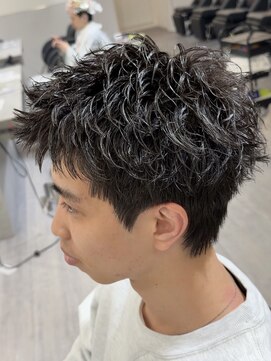 ビカムメンズヘアー 栄店(become men's hair) アクティブショートピンパーマ